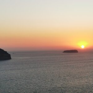 Puesta de sol, Santorini