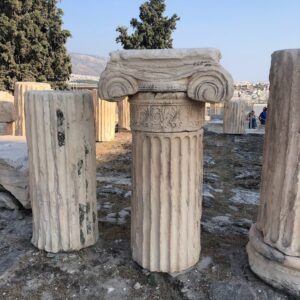 Columnas en el Acrópolis