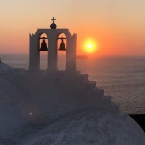 puestas de sol en santorini