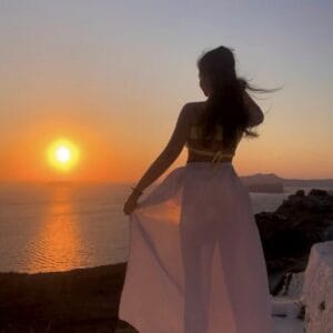 puestas de sol en santorini