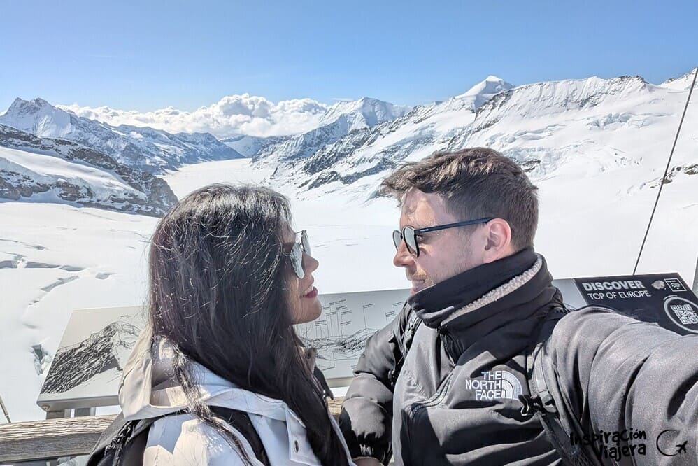 Glaciar Aletsch desde el Sphinx del Top of Europe