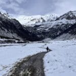 Llanos de la Larri nevados