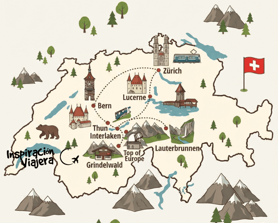 Ruta por Suiza en 7 días