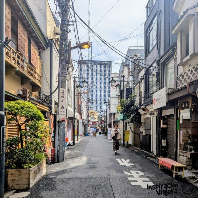 Calle tradicional de Asakusa