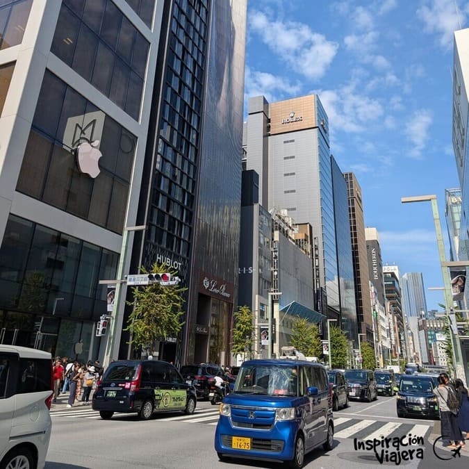 Barrio de Ginza Tokio