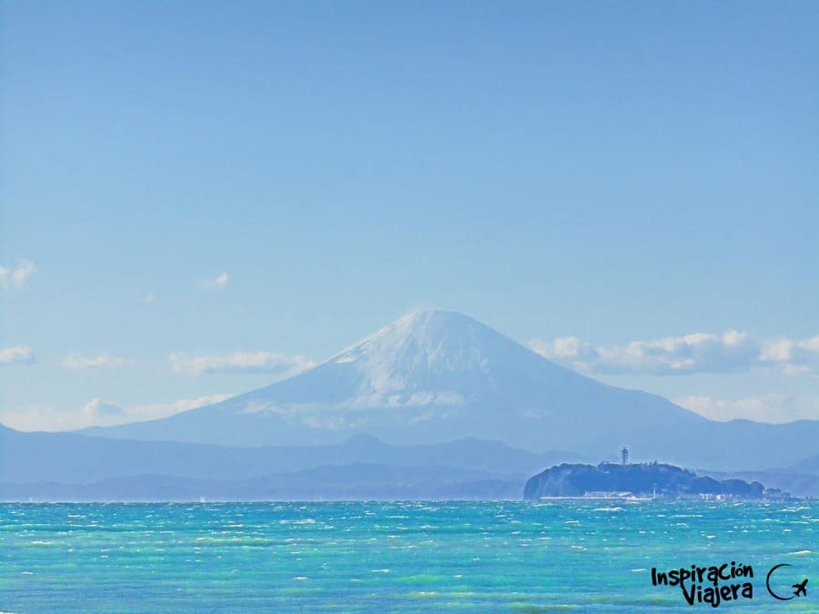 Vistas al Monte Fuji desde Kamakura