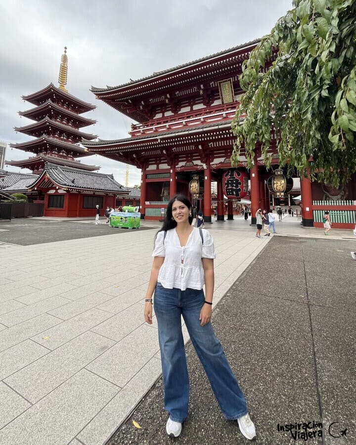 Puerta Hōzōmon y pagoda del Sensō-ji