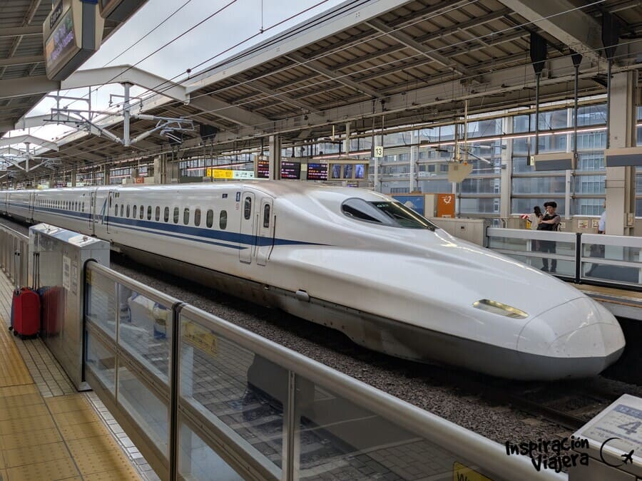 Shinkansen de Tokio a Kioto