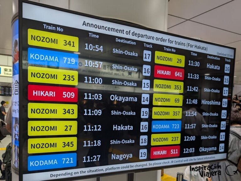 Cómo ir de Tokio a Kioto