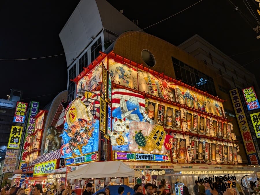 Fachadas de restaurantes en Osaka