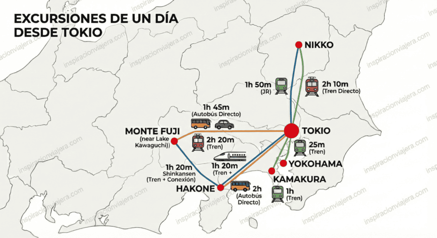 Qué ver cerca de Tokio