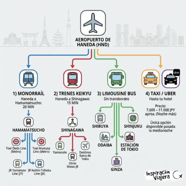 Cómo ir de Haneda a Tokio