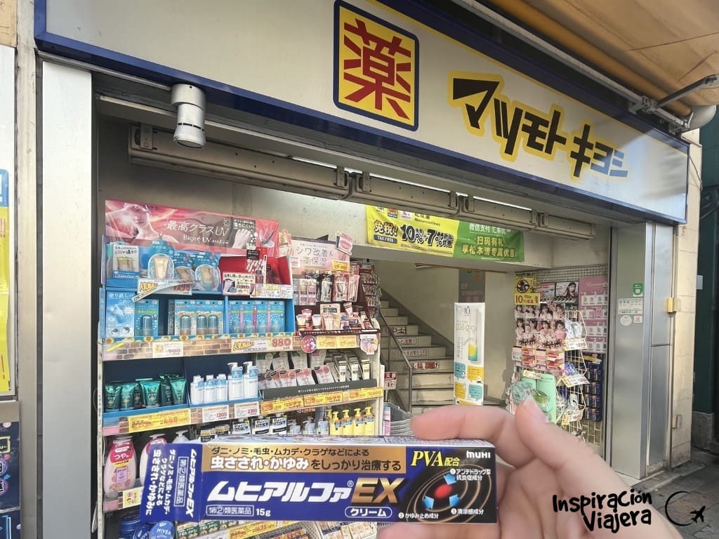 Qué comprar para las picaduras en Japón