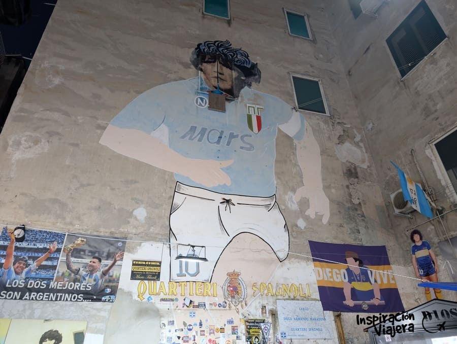 Mural de Diego Armando Maradona