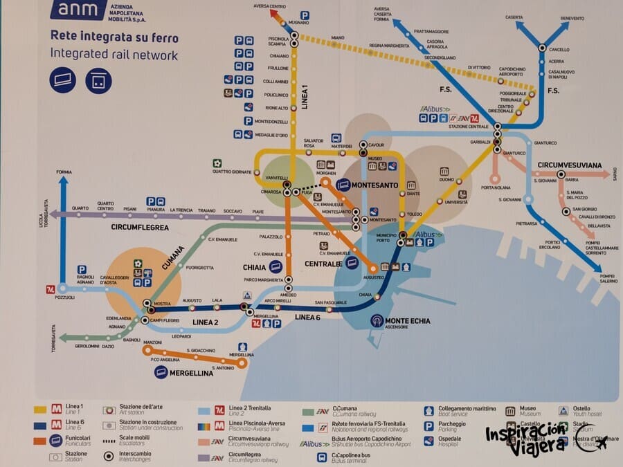Líneas de Metro de Nápoles