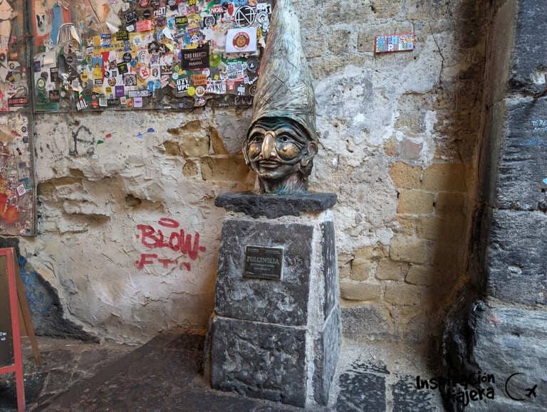 Busto de Pulcinella de Nápoles