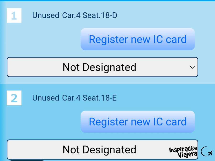 Vincular billete de Shinkansen a tarjeta IC (Suica/Pasmo)