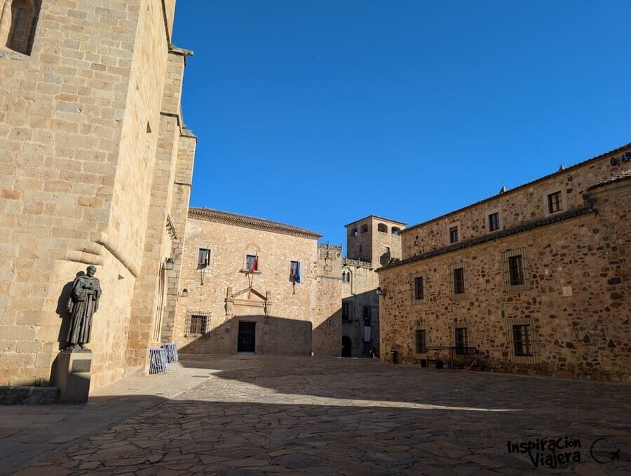 Plaza de Santa María en Cáceres