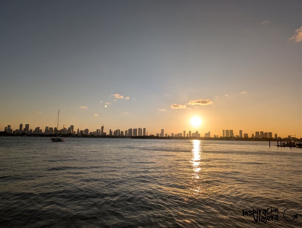 Dónde ver el atardecer en Miami