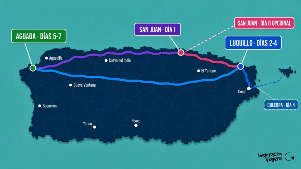 Ruta por Puerto Rico en 7 días