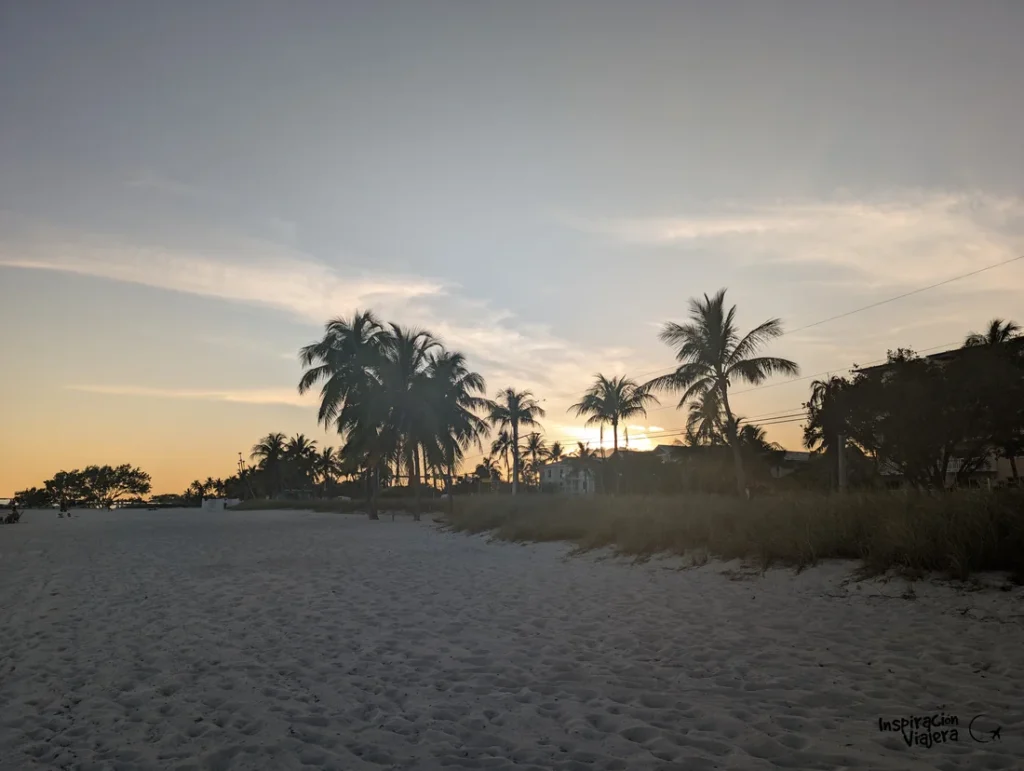 Atardecer en Smathers Beach, Key West (Cayo Hueso)